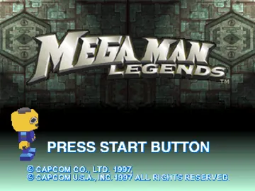 Mega Man Legends (US) screen shot title